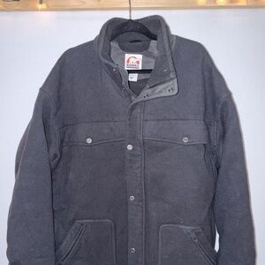 Sorel Men’s XXL Gray Wool-Blend Fleece Work Jacket
